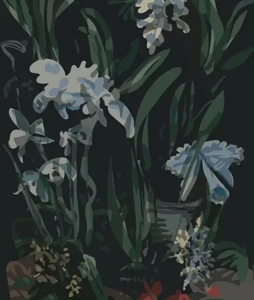 Fleur Gigi - Peinture de Caroline Moisan