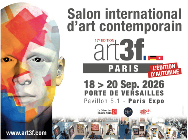 Affiche Salon Art3F Paris 2026